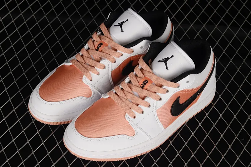 All categories Air Jordan Jordan series basketball shoes Air Jordan 1 Low Z version Air Jordan 1 Low AJ1 Joe 1 apricot orange low-top cultural and leisure sports sneakers DM8960-801